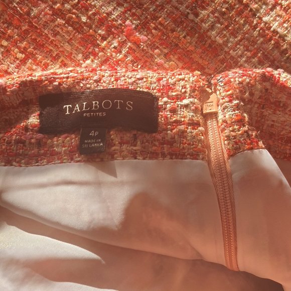 Tweed Orange Mini Skirt 🧡 - Picture 5 of 5